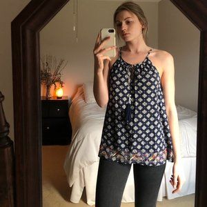 Navy Blue Tank Top